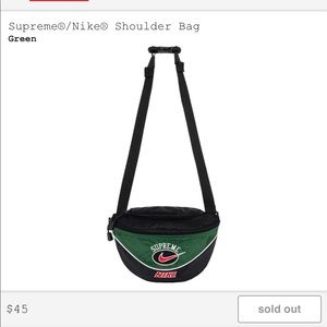 Supreme Nike Shoulder Bag (Green)